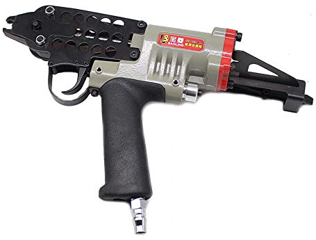LeTkingok SC760 Herramienta Neumática de Alicates de Anillo en Forma de C Pistola de Clavos Tipo C de Aire Herramienta de Amarre de Jaula de Metal Herramienta de Conexión de Cerca