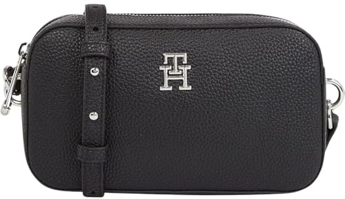 Tommy Hilfiger Damen Crossbody Bag Tasche Emblem Camera Bag Klein