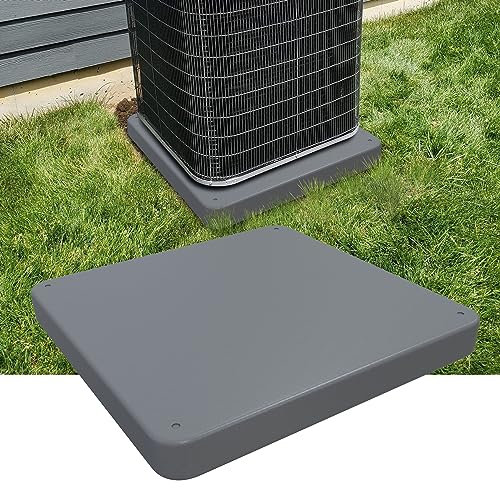Mxclimate Equipment Pad for HVAC Systems,Ductless Mini Split Air Conditioner,32x32x2Plastic Condenser Unit Pad