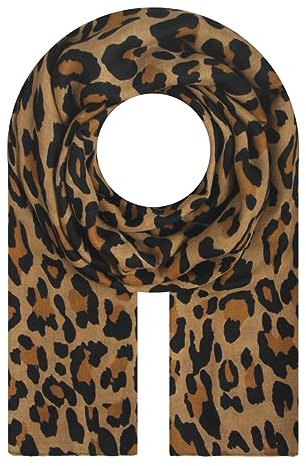 Majea Halstücher Damen Tuch Kopftuch Halstuch Schal Damen-Schal Tücher Damen Stola (880035) (braun 1)