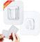 UBRAVE Ganchos Adhesivos para Pared, 10 Pares Ganchos Adhesivos de Pared de Doble Cara Transparente, Impermeable, Sin Clavo/Agujero, Ganchos de Pared Multiusos para Cocina Baño Dormitorio Oficin