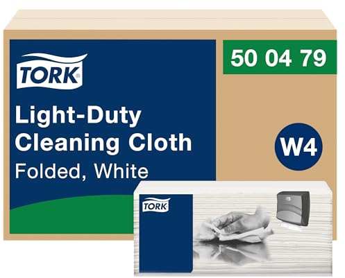 Tork Leichte Reinigungstücher, Weiß W4, feucht oder trocken verwendbar, 1 נ120 Tücher, 500479
