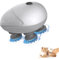 Mineup Appareil de massage électrique de la tête, appareil de massage électrique pour animaux de compagnie, brosse de massage du cuir chevelu, IPX7 étanche avec 4 têtes pétrissantes, 3 modes, masseur