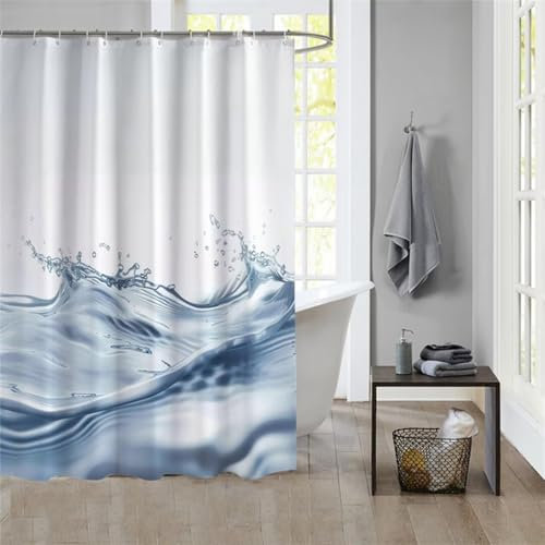 Duschvorhang PhotoShower Curtain Curtains, Duschvorhänge Duschrollo 180x200cm Duschvorhang Mit Gewicht Badewanne, Duschrollo, Badewanne Duschvorhang Textil Stoff Waschbar Bad Vorhang Badevorhang 1047
