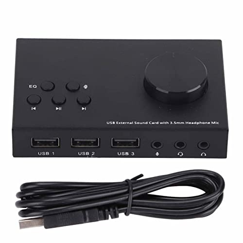 Carte son USB stéréo, Interface 3.5mm, adaptateur Audio multi-mode pour Mac PS5