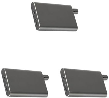 Tityvirnix 3 set bärbara hörlurar förstärkare 3,5 mm uppladdningsbar musik ljud hörlurar ljud AMP med knopp justerbar MP4-justerare utrustning