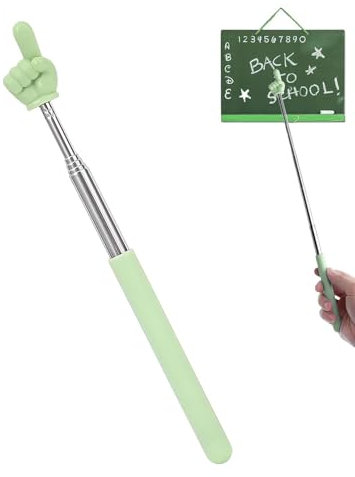 TPZORJX 1PCS Punteros Telescópicos para Maestros, Maestros Palo Extensible Puntero Retráctil, Mini Puntero Retráctil para Profesores para Maestros Aula Ayudas Ayuda para Profesores (verde)