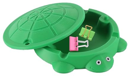 Turtle Sandbox, Sensory Playsand Toy, 4.53x3.94x0.79 inches Playful Activity Set, Fun Design, Lightweight Portable Build for Boys, Girls, Backyard, Indoor, Outdoor, Travel Use