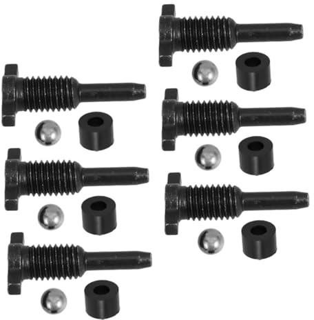 SOIMISS 6 Sets Seal Release Valve Steel Ball Kit for Automotive Repair High Pressure Safety Leak Design Optimized Performance Essential Accessories for Industrial Use