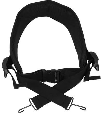 TOYANDONA Verstellbarer Djembe Trommelgürtel aus Nylon und Metall mit Atmungsaktivem Mesh Stoff Robust und Reißfest Geeignet für Snare Drum und Djembe für 7-14