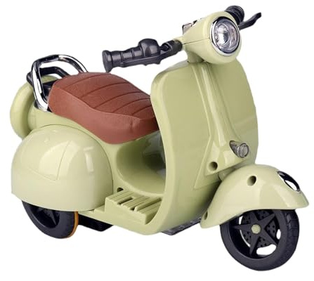 drburpily Durable Stunt Motorcycle Toy 360 Rotating Stunt Motorcycle Cartoon Dancing Toy With Music And Light Children Playtime Electric Scooter Creative Gifts Pet Supplies, Green, 21x22cm