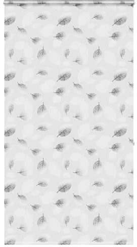 Genérico Estor Enrollable para Ducha con Casete 130x240 cm Tela Ancho, Persianas y estores Gris,4014982