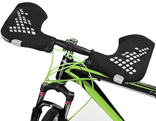 Lixada Regnsäker vinter unisex MTB motor cykling styre bar ände vantar handskar mountain bike cykel handvärmare handskydd (stil 2)
