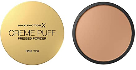Max Factor Creme Puff Cipria Compatta, Finish Opaco e Texture Leggera, Adatta a Tutti i Tipi di Pelle, 040 Creamy Ivory, 14 g