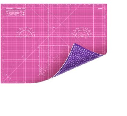 Shiny Merry Self Healing Cutting Mat A2 18x 24 Double Sided Pink Mat