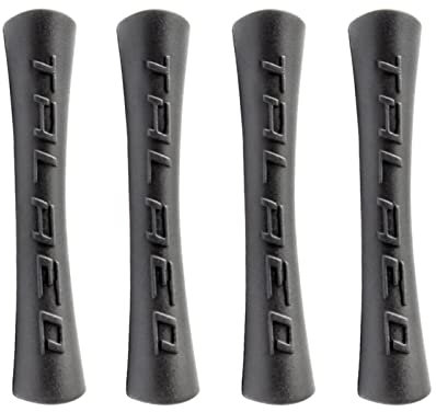 Kisbeibi 4pcs Bike Frame Protection Protector Bicycle Brake Shift Line Cable Protective Sleeve Rubber Pipe Guides Protection Cover for Mountain Road Bike MTB Cycling Accessories(Black)