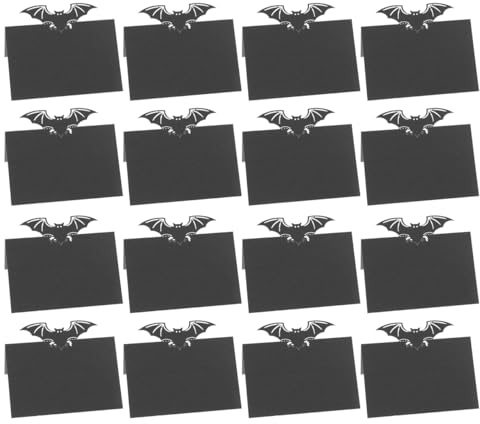 COLLBATH 50 Stück Sitzplatzkarte Tischkarten Platzkarten Mit Namen Sitzplatznummernkarten Aus Papier Schwarzes Zelt Sitzplatz-namenskarte Begleitkarten Bankett Perlenpapier Käse Vielfalt