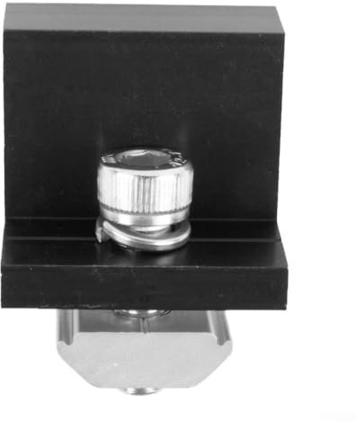 Langlebige schwarze galvanische Prozess-PV-Endklemme Befestigung 30 mm/35 mm (4 x 30 mm Endklemme)