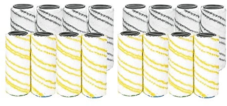 Set di rulli da 16 pezzi. Compatibile con Karcher FC7 FC5 FC3 FC3D. Lavapavimenti Elettrico 2.055-007.0/2.055-006.0
