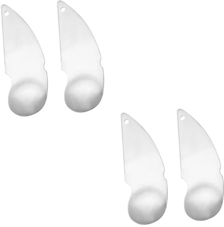 Alipis 4 Pcs Coupe-Kiwis Cuillère À Kiwi Éplucheurs Éplucheurs D'Avocats Cuillères À Fruits Cuillères À Kiwi Outils De Cuisine pour Avocat Cuillères À Creuser La Pulpe Trancheuses en