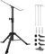 Starlink Gen 3 Treppiede Stand, kit di montaggio portatile Starlink Gen 3 con adattatore per tubo Starlink Gen 3 e asta telescopica da 60 cm-95 cm, compatibile con parabola Starlink Standard V3