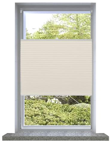 Furniture Select Plissee-Rollo, 110 x 100 cm, cremefarben