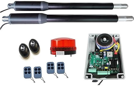 Apriporta da Garage, Attuatore lineare Motore Motore Elettrico Apriporta automatico a battente Corsa del pistone Apriporta a battente(Kit 2)