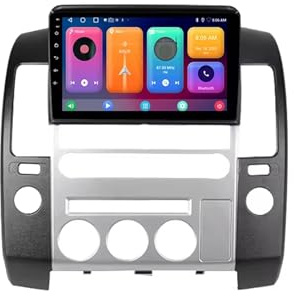 Android 13 navegación del Coche para Nissan Pathfinder R51 2004-2009 con CarPlay Android Auto 9 Pantalla Táctil Radio Coche con WiFi/GPS/FM/DSP/USB/BT Apoyo Mandos Volante(4G+64G)