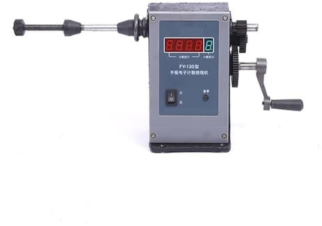MKHFP Bobinadora Industrial Máquina bobinadora con Pantalla Digital electrónica de manivela, máquina bobinadora FY-130, Transformador de Cinta de Bobina pequeña Equipos de automatización de bobinas