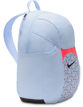 Nike Academy Team DV0761 - Mochila (30 l), Royal Tint/Bright Crimson/Black, talla única, Fútbol de fútbol