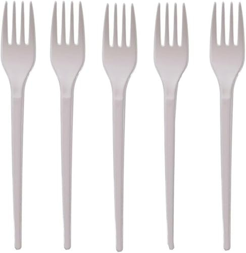500x Mehrweg-Plastikgabel Party Gabel Besteck Reusable Fork | Mehrweggabel, wiederverwendbar, Spülmaschinengeeignet