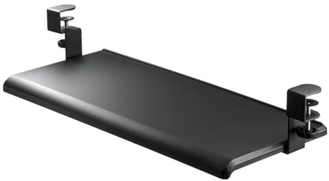 Ergonomische Tastaturablage für Stehpult, ausziehbar unter dem Schreibtisch, mit stabiler Klemmhalterung, perfekt für Zuhause und Büro, platzsparendes Design, höhenverstellbar