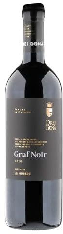 DREI DONA' Graf Noir 2016 IGT Vino Rosso, Bottiglia 0,75L – Elegante Rosso Italiano da Collezione