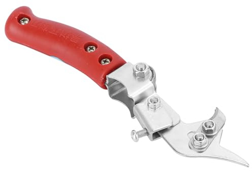 SHINEOFI Feinkantiger Ringschneider für Obstbäume Rindenschneider aus Metall Verstellbar mit Doppelrollen Effektiver Rindenentferner für Apfel Birnen und Pfirsichbäume in Garten