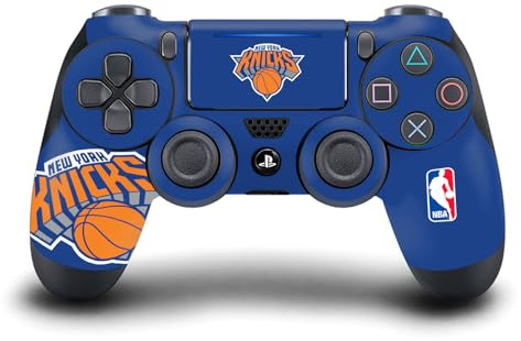 Head Case Designs Officially Licensed NBA Oversized New York Knicks Logo Vinyl Sticker Gaming Skin Decal Cover Compatible With Sony PlayStation 4 PS4 DualShock 4 Controller