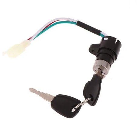 Interruttore Blocco Accensione Per Moto Bici Elettrica Scooter Universale Chiave Interruttore Accensione E-bike Filo 1 Set(S)