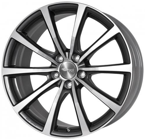 Brock B32 himalaya-grey front-poliert 9,5x19 ET30 5.00x114.00 Hub Hole 72.60 mm - Alu felgen