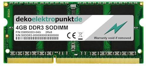 dekoelektropunktde 4Go Mémoire RAM Convient pour Gigabyte U2442D Netbook DDR3 So-DIMM PC3