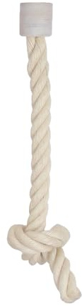 Kratzbaumland Spielseil mit Halterung (versch. Größen): Gewinde - 10 mm -M10-, Sisalseil - 20 mm, Länge - 60 cm
