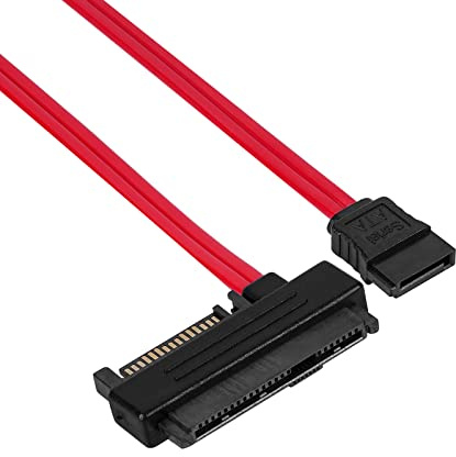 Twozoh SFF-8482 SAS 29 Pin auf 7 Pin SATA-Festplattenlaufwerke, Raid-Kabel mit 15 Pin SATA-Stromanschluss 1M