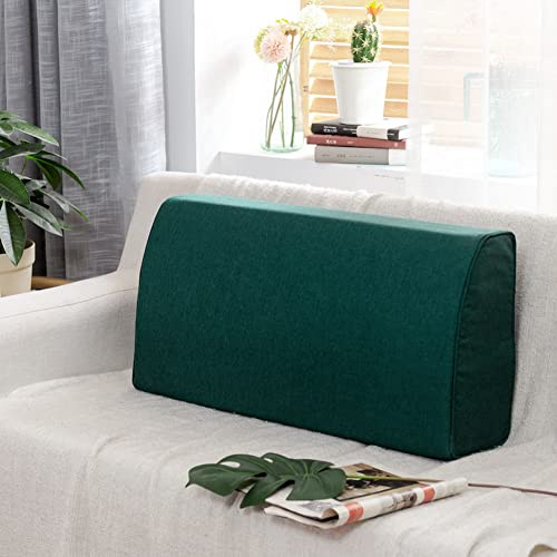 YUR Dickes Schaumstoff-Sofa-Rückenkissen mit abnehmbarem Bezug, Kopfteilkissen, Lendenwirbelkissen, große Rückenlehne, Lesekissen, lindert Schmerzen