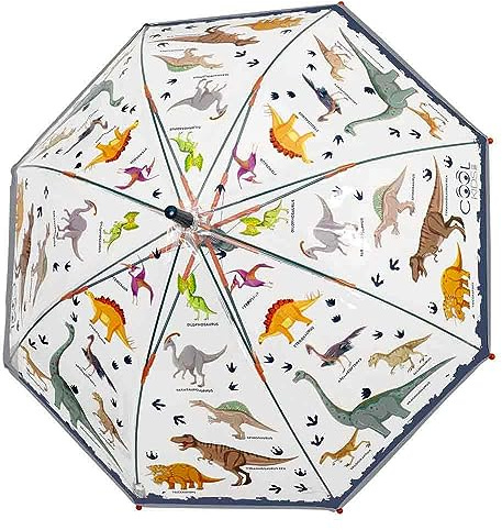 Paraguas Infantil campana Dinosaurios automático antiviento 74 cm