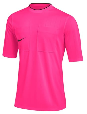 Nike M NK DF Ref II JSY SS 22 Haut à Manches Courtes, Hyper Pink/Black, XL Homme