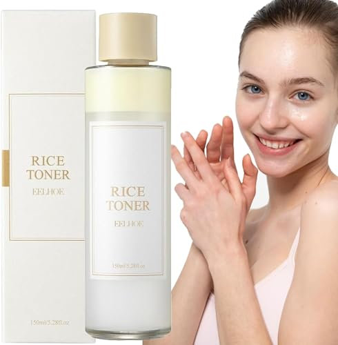 Reis Natürlicher Toner - Porenverfeinernd Gesichtsessenz mit Niacinamid für Trockene Haut, Rötungen & Peeling - 150ML