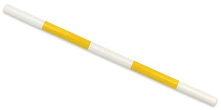 Super Hobby Horse Balken zum Springen von Hindernissen auf dem Steckenpferd – gelb – 120 cm