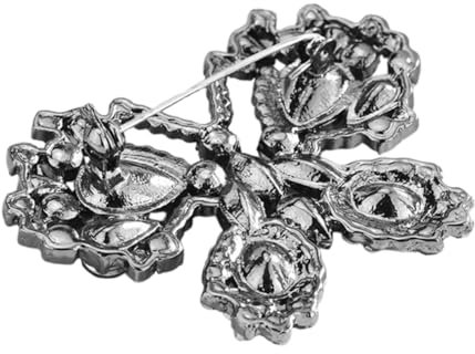 WRITWAA Brosche Schmetterling Diamantbrosche Lustige Brosche Biene Brosche Vintage Broschen Emaille-Strass-Brosche Blumenbrosche Brustklammer für Frauen Braut Brosche Abzeichen Brosche