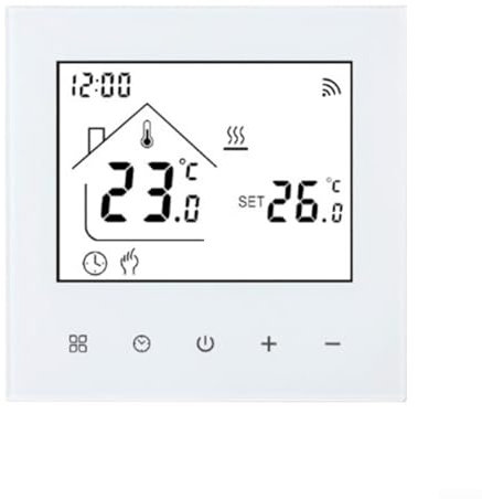 Panel de control de temperatura, para Tuya para WiFi Calefacción de suelo eléctrico Caldera Calefacción de agua Control de temperatura montado en la pared para el hogar (calefacción de caldera de gas)