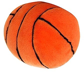 JOINPAYA üsch Rassel Ball Für Neugeborene Sprachgesteuertes Basketball Form Ideal Für Babys Fördert Die Sinneswahrnehmung Und Motorischen Fähigkeiten Orange