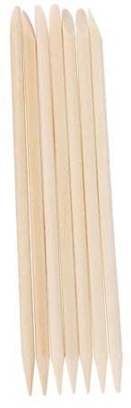 PACKOVE 200piezas Unidades Palitos De Madera Para Manicura Doble Punta Accesorio Natural Para Limpieza Uñas y Cutículas Herramienta Profesional Manicurista Para Pedicura y Esmalte