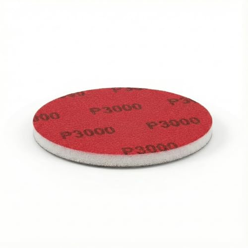 12 spugne abrasive da 150 mm, grana 3000, spugne per lucidatura fine, blocchi di carta vetrata bagnata e asciutta, per finitura a specchio su auto, mobili e artigianato